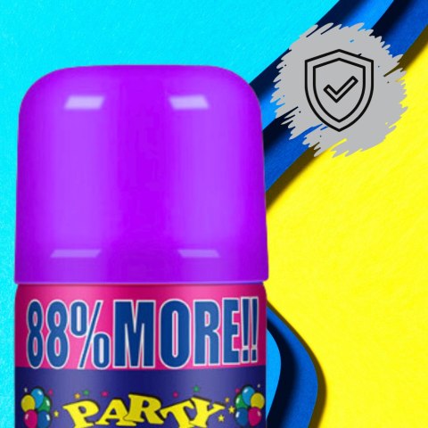 SERPENTYNA KONFETTI W SPRAYU NEON NA URODZINY IMPREZĘ FIOLETOWA 250 ML SERPENTYNA KONFETTI W SPRAYU NEON NA URODZINY IMPREZĘ FIOLETOWA 250 ML