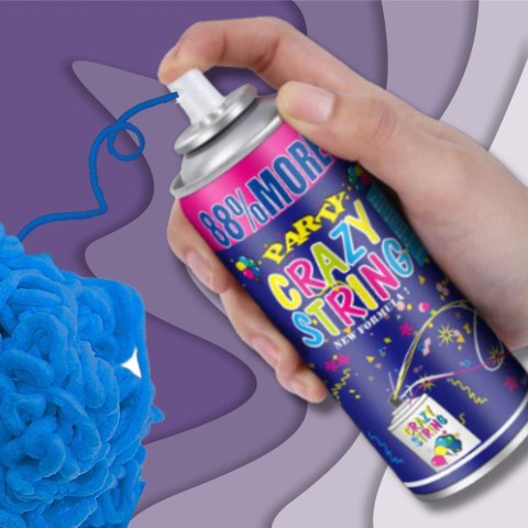 SERPENTYNA KONFETTI W SPRAYU NEON NA URODZINY IMPREZĘ NIEBIESKI 250 ML SERPENTYNA KONFETTI W SPRAYU NEON NA URODZINY IMPREZĘ NIEBIESKI 250 ML