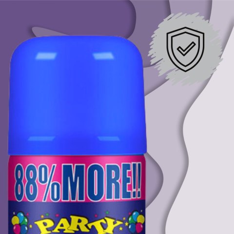 SERPENTYNA KONFETTI W SPRAYU NEON NA URODZINY IMPREZĘ NIEBIESKI 250 ML SERPENTYNA KONFETTI W SPRAYU NEON NA URODZINY IMPREZĘ NIEBIESKI 250 ML