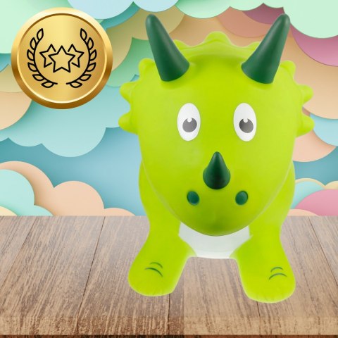 SKOCZEK DLA DZIECI DO SKAKANIA GUMOWY Z POMPKĄ DINOZAUR SKOCZEK DLA DZIECI DO SKAKANIA GUMOWY Z POMPKĄ DINOZAUR