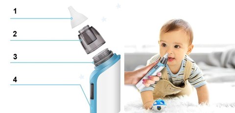 ASPIRATOR ELEKTRYCZNY DO NOSA NA KATAR ODCIĄGACZ NIEBIESKI ASPIRATOR ELEKTRYCZNY DO NOSA NA KATAR ODCIĄGACZ NIEBIESKI