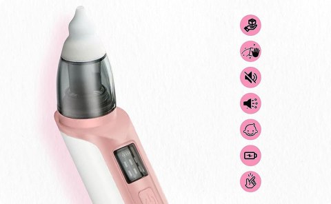ASPIRATOR ELEKTRYCZNY DO NOSA NA KATAR ODCIĄGACZ RÓŻOWY ASPIRATOR ELEKTRYCZNY DO NOSA NA KATAR ODCIĄGACZ RÓŻOWY