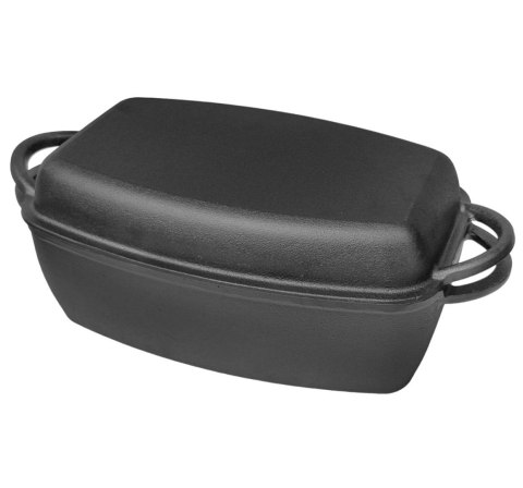 BRYTFANNA ŻELIWNA Z PATELNIĄ GRILL 3.8L 31CM KRISBERG KS-2570 BRYTFANNA ŻELIWNA Z PATELNIĄ GRILL 3.8L 31CM KRISBERG KS-2570