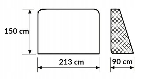 DUŻA METALOWA BRAMKA PIŁKARSKA 213x150x90 SIATKA DUŻA METALOWA BRAMKA PIŁKARSKA 213x150x90 SIATKA