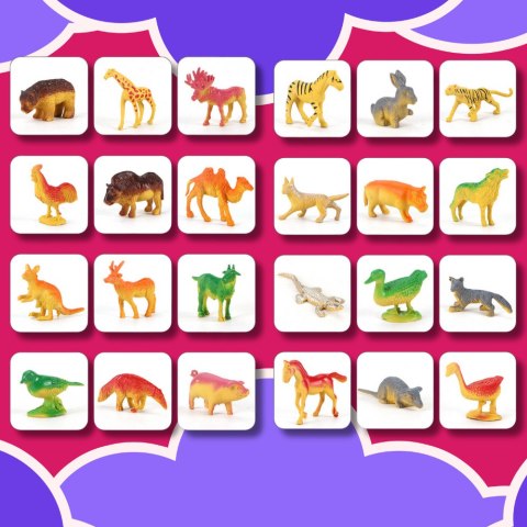FIGURKI ZESTAW ZWIERZĄTEK ZOO FIGUREK DZIKIE SAFARI KUFEREK 58EL DLA DZIECI FIGURKI ZESTAW ZWIERZĄTEK ZOO FIGUREK DZIKIE SAFARI KUFEREK 58EL DLA DZIECI