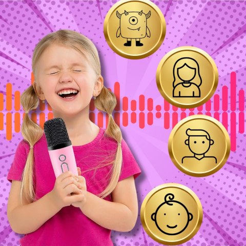GŁOŚNIK PRZENOŚNY BEZPRZEWODOWY BLUETOOTH KARAOKE Z MIKROFONEM USB RGB GŁOŚNIK PRZENOŚNY BEZPRZEWODOWY BLUETOOTH KARAOKE Z MIKROFONEM USB RGB