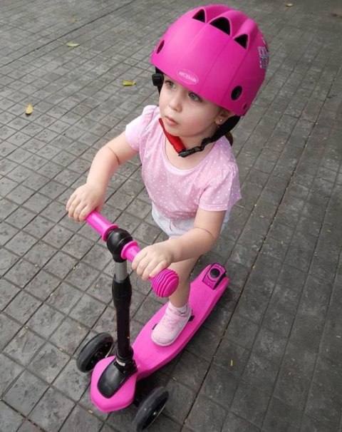 KASK REGULOWANY RÓŻOWY NICEKIDS na hulajnoga rolki deskorolka rower KASK REGULOWANY RÓŻOWY NICEKIDS na hulajnoga rolki deskorolka rower