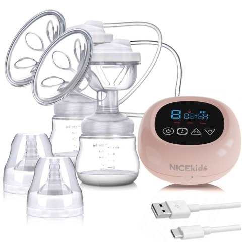 LAKTATOR ELEKTRYCZNY TRZYFAZOWY ODCIĄGACZ NICEKIDS 2W1 BPA FREE LAKTATOR ELEKTRYCZNY TRZYFAZOWY ODCIĄGACZ NICEKIDS 2W1 BPA FREE
