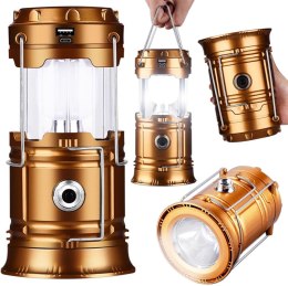 LAMPA KEMPINGOWA SOLARNA LED USB POWERBANK LATARKA