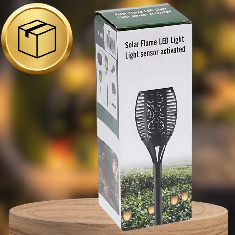 LAMPY POCHODNIE SOLARNE OGRODOWE PŁOMIEŃ LED LAMPKI LAMPKA SOLARNA 8x LAMPY POCHODNIE SOLARNE OGRODOWE PŁOMIEŃ LED LAMPKI LAMPKA SOLARNA 8x