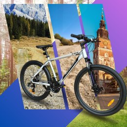 ROWER GÓRSKI MTB 26 SHIMANO 21 BIEGÓW 2xTARCZE RAMA ALUMINIOWA 18