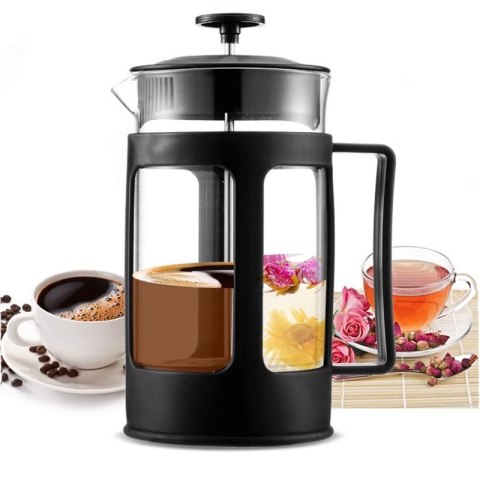 ZAPARZACZ DO KAWY HERBATY FRENCH PRESS SZKLANY DZBANEK 1L ZAPARZACZ DO KAWY HERBATY FRENCH PRESS SZKLANY DZBANEK 1L