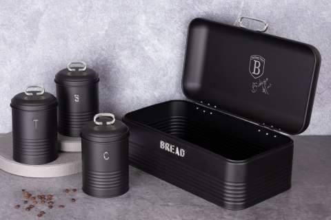 CHLEBAK STALOWY Z 3 POJEMNIKAMI BERLINGER HAUS BLACK SILVER BH-6754 CHLEBAK STALOWY Z 3 POJEMNIKAMI BERLINGER HAUS BLACK SILVER BH-6754