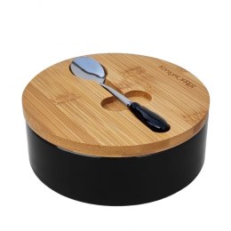 CUKIERNICA CERAMICZNA Z ŁYŻECZKĄ CZARNA KONIGHOFFER 4240