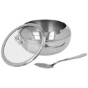 CUKIERNICA Z ŁYŻECZKĄ 560ml POŁYSK BRUNBESTE BB-1155 CUKIERNICA Z ŁYŻECZKĄ 560ml POŁYSK BRUNBESTE BB-1155