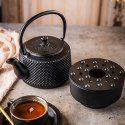 CZAJNICZEK ŻELIWNY Z PODGRZEWACZEM ZAPARZACZ 0.8L KINGHOFF KH-1847 CZAJNICZEK ŻELIWNY Z PODGRZEWACZEM ZAPARZACZ 0.8L KINGHOFF KH-1847
