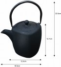 CZAJNICZEK ŻELIWNY ZAPARZACZ 0.9L KINGHOFF KH-1818 CZAJNICZEK ŻELIWNY ZAPARZACZ 0.9L KINGHOFF KH-1818