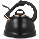 CZAJNIK STALOWY 2.7L INDUKCJA GAZ BRUNBESTE BB-2419 CZARNY ROSE GOLD CZAJNIK STALOWY 2.7L INDUKCJA GAZ BRUNBESTE BB-2419 CZARNY ROSE GOLD