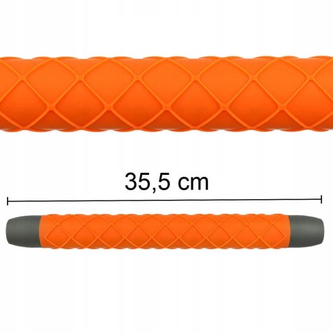 DEKORACYJNY SILIKONOWY WAŁEK DO CIASTA 35,5cm BRUNBESTE BB-3324 POMARAŃCZOWY DEKORACYJNY SILIKONOWY WAŁEK DO CIASTA 35,5cm BRUNBESTE BB-3324 POMARAŃCZOWY
