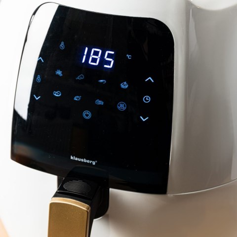 DUŻA FRYTOWNICA BEZTŁUSZCZOWA BIAŁA 7.7L 1800W KLAUSBERG AIR FRYER KB-7709 DUŻA FRYTOWNICA BEZTŁUSZCZOWA BIAŁA 7.7L 1800W KLAUSBERG AIR FRYER KB-7709