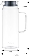 DZBANEK SZKLANY 1.5L KLAUSBERG KB-7687 DZBANEK SZKLANY 1.5L KLAUSBERG KB-7687