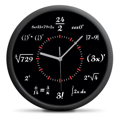 Zegar Matematyka prezent dla nauczyciela śmieszny Zegar Matematyka prezent dla nauczyciela śmieszny
