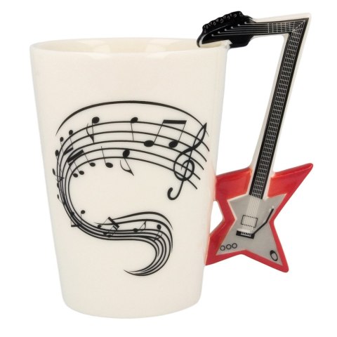 Zestaw Prezentowy dla Fanów Muzyki - Kubek Gitara - Podkładka Płyta Winyl Zestaw Prezentowy dla Fanów Muzyki - Kubek Gitara - Podkładka Płyta Winyl