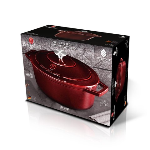 EMALIOWANA BRYTFANNA ŻELIWNA 5.56L 32x23x12cm BERLINGER HAUS STRONG MOLD BH-6519 EMALIOWANA BRYTFANNA ŻELIWNA 5.56L 32x23x12cm BERLINGER HAUS STRONG MOLD BH-6519