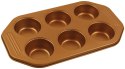 FORMA DO PIECZENIA MUFFINY x6 NON-STICK KLAUSBERG COPPER | KB-7375 FORMA DO PIECZENIA MUFFINY x6 NON-STICK KLAUSBERG COPPER | KB-7375