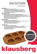 FORMA DO PIECZENIA MUFFINY x6 NON-STICK KLAUSBERG COPPER | KB-7375 FORMA DO PIECZENIA MUFFINY x6 NON-STICK KLAUSBERG COPPER | KB-7375