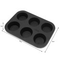 FORMA ŻELIWNA DO MUFFINÓW BABECZEK 6 SZTUK KINGHOFF KH-1199 FORMA ŻELIWNA DO MUFFINÓW BABECZEK 6 SZTUK KINGHOFF KH-1199