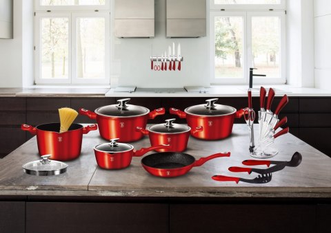 GARNEK 8.0L 30CM BERLINGER HAUS METALLIC LINE BURGUNDY BH-6192 GARNEK 8.0L 30CM BERLINGER HAUS METALLIC LINE BURGUNDY BH-6192