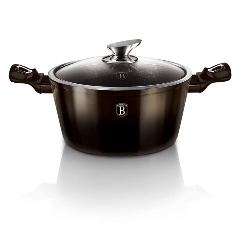 GARNEK GRANITOWY 2.5L 20cm BERLINGER HAUS SHINY BLACK BH-6604 GARNEK GRANITOWY 2.5L 20cm BERLINGER HAUS SHINY BLACK BH-6604