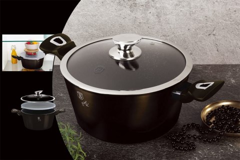 GARNEK GRANITOWY 2.5L 20cm BERLINGER HAUS SHINY BLACK BH-6604 GARNEK GRANITOWY 2.5L 20cm BERLINGER HAUS SHINY BLACK BH-6604
