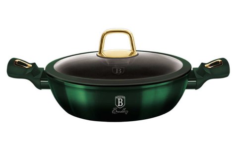 GARNEK GRANITOWY NISKI 3.8L 28CM BERLINGER HAUS METALLIC LINE EMERALD BH-6060 GARNEK GRANITOWY NISKI 3.8L 28CM BERLINGER HAUS METALLIC LINE EMERALD BH-6060