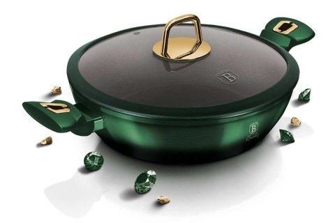 GARNEK GRANITOWY NISKI 3.8L 28CM BERLINGER HAUS METALLIC LINE EMERALD BH-6060 GARNEK GRANITOWY NISKI 3.8L 28CM BERLINGER HAUS METALLIC LINE EMERALD BH-6060