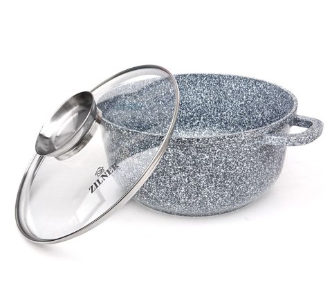GARNEK MARMUROWY 1.7L 18cm ZILNER GREY ZL-6999 GARNEK MARMUROWY 1.7L 18cm ZILNER GREY ZL-6999