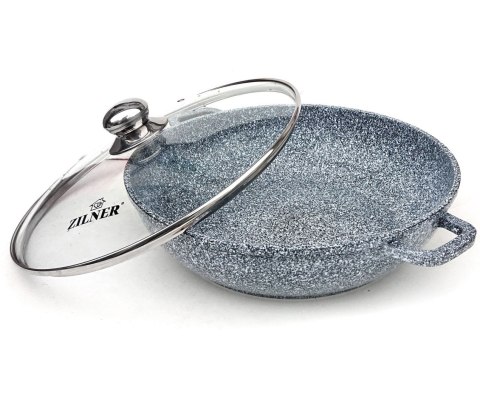 GARNEK MARMUROWY WOK 3.3L 28CM ZILNER ZL-7069 GARNEK MARMUROWY WOK 3.3L 28CM ZILNER ZL-7069