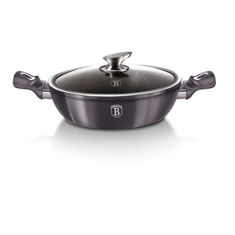 GARNEK NISKI Z POWŁ. GRANITOWĄ 3.8L 28cm BERLINGER HAUS METALLIC LINE Carbon Pro BH-6898 GARNEK NISKI Z POWŁ. GRANITOWĄ 3.8L 28cm BERLINGER HAUS METALLIC LINE Carbon Pro BH-6898