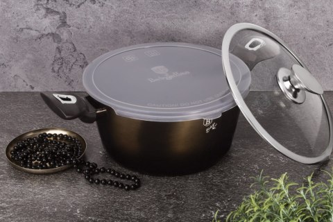 GARNEK Z POWŁOKĄ GRANITOWĄ 6.1L 28CM BERLINGER HAUS SHINY BLACK BH-6606 GARNEK Z POWŁOKĄ GRANITOWĄ 6.1L 28CM BERLINGER HAUS SHINY BLACK BH-6606