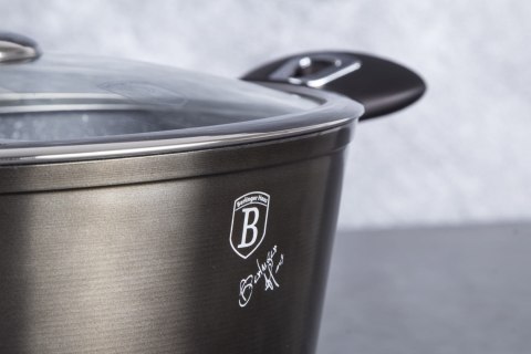 GARNEK Z POWŁOKĄ GRANITOWĄ 6.1L 28CM BERLINGER HAUS SHINY BLACK BH-6606 GARNEK Z POWŁOKĄ GRANITOWĄ 6.1L 28CM BERLINGER HAUS SHINY BLACK BH-6606