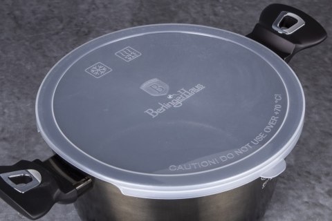 GARNEK Z POWŁOKĄ GRANITOWĄ 6.1L 28CM BERLINGER HAUS SHINY BLACK BH-6606 GARNEK Z POWŁOKĄ GRANITOWĄ 6.1L 28CM BERLINGER HAUS SHINY BLACK BH-6606