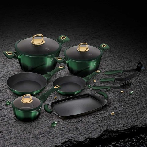 GARNKI 12 EL. BERLINGER HAUS METALLIC EMERALD LINE BH-6066 GARNKI 12 EL. BERLINGER HAUS METALLIC EMERALD LINE BH-6066