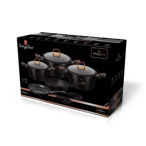 GARNKI BERLINGER HAUS BLACK ROSE LINE 10 ELE BH-1645-N GARNKI BERLINGER HAUS BLACK ROSE LINE 10 ELE BH-1645-N