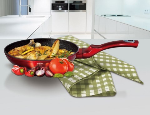 GARNKI BERLINGER HAUS METALLIC BLACK BURGUNDY LINE 15 ELE BH-1632-N GARNKI BERLINGER HAUS METALLIC BLACK BURGUNDY LINE 15 ELE BH-1632-N