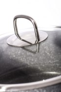 GARNKI GRANITOWE 18 ELE BERLINGER HAUS GRAY STONE TOUCH BH-6196
