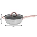 GARNKI STALOWE 12 EL. KINGHOFF ROSEGOLD KH-1766 GARNKI STALOWE 12 EL. KINGHOFF ROSEGOLD KH-1766