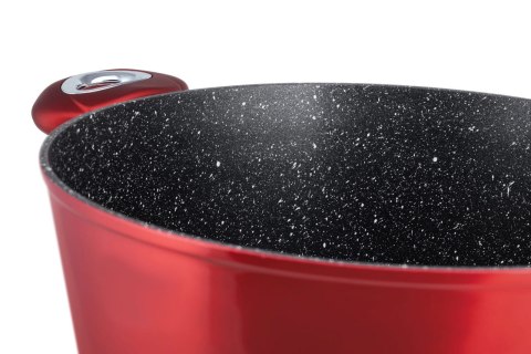 GARNKI z POWŁOKĄ GRANITOWĄ 8 EL. ZILNER CHERRY RED ZL-8551 GARNKI z POWŁOKĄ GRANITOWĄ 8 EL. ZILNER CHERRY RED ZL-8551