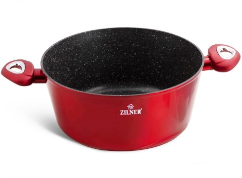 GARNKI z POWŁOKĄ GRANITOWĄ 8 EL. ZILNER CHERRY RED ZL-8551 GARNKI z POWŁOKĄ GRANITOWĄ 8 EL. ZILNER CHERRY RED ZL-8551