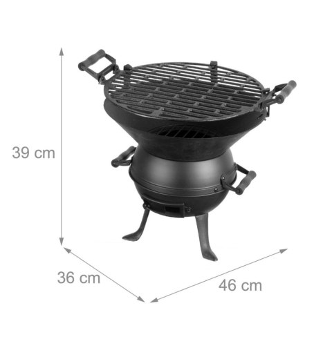 GRILL OGRODOWY ŻELIWNY WĘGLOWY BRUNBESTE BB-2645 GRILL OGRODOWY ŻELIWNY WĘGLOWY BRUNBESTE BB-2645